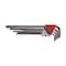 Teng Tools 1479MMRL - 9 Piece Extra Long Metric Hex Key Set 1479MMRL - alternate 1